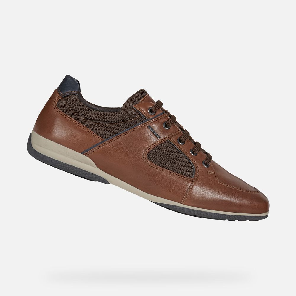 Sapatos Casuais Geox Homem Marrom - Timothy - GDPTC6147